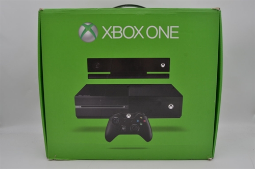 XBOX One - Sort - 500 GB HDD - I æske - Konsol - SNR 022280740448 (B Grade) (Genbrug)